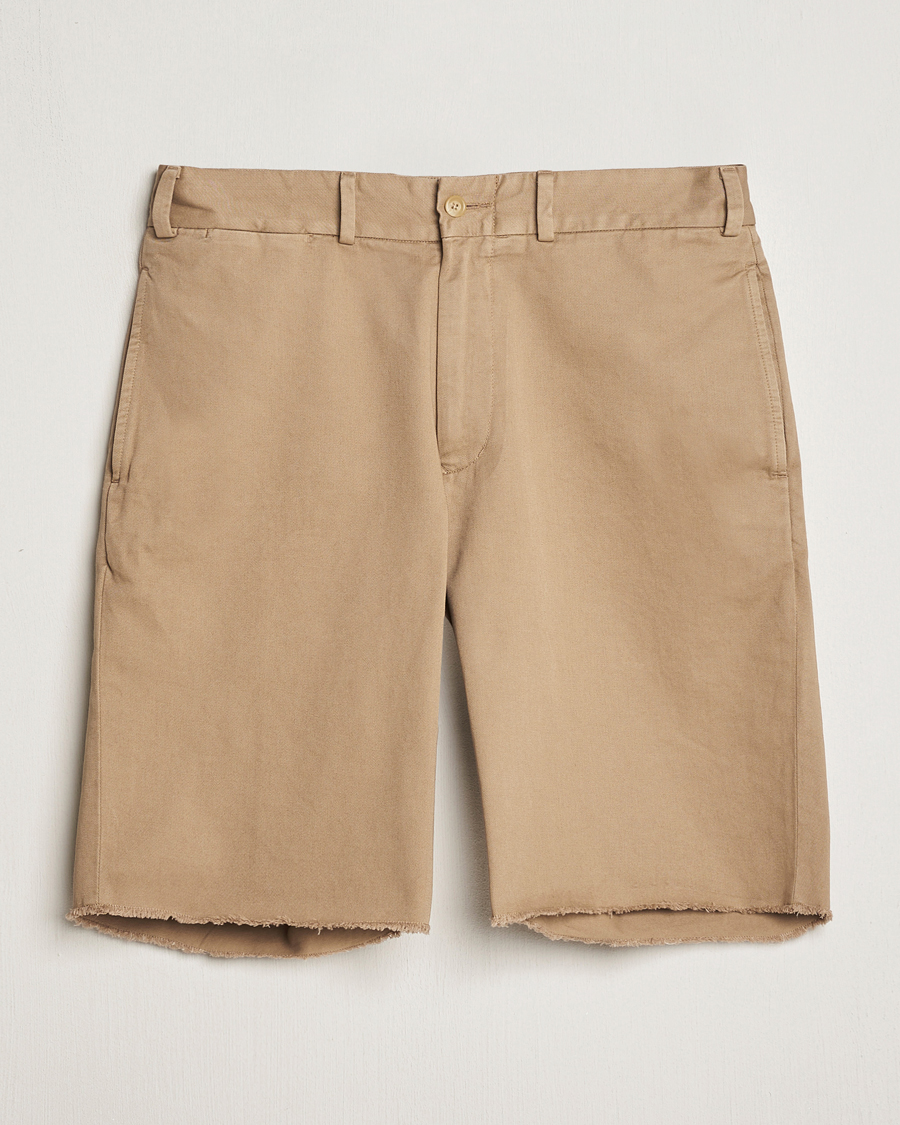 Herren | Shorts | BEAMS PLUS | Cut Off Twill Cotton Shorts Beige