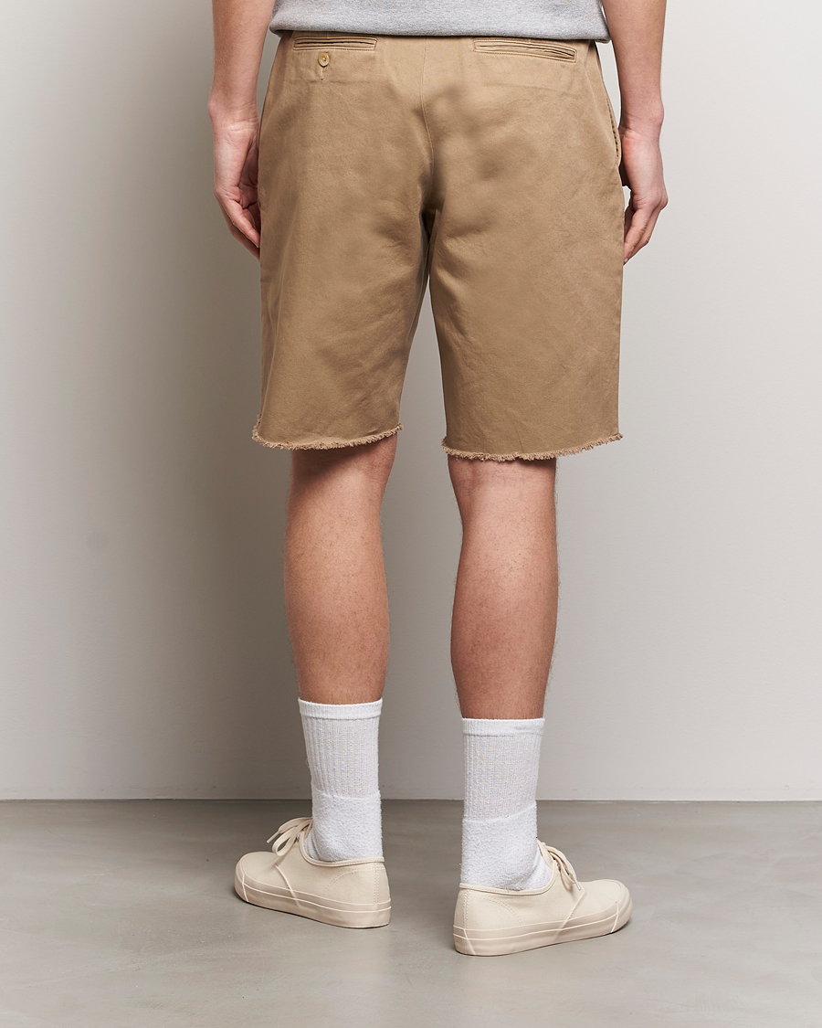 Herren | Shorts | BEAMS PLUS | Cut Off Twill Cotton Shorts Beige