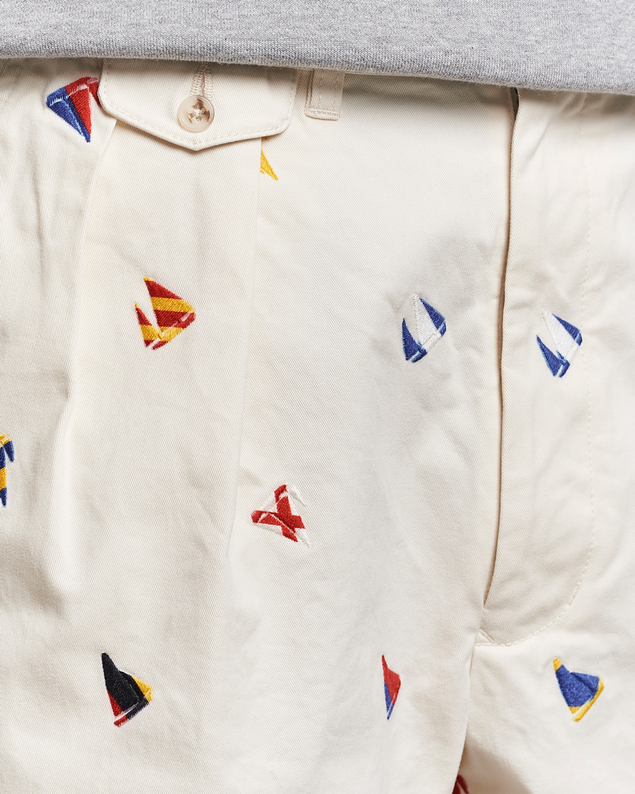 Herren | Shorts | BEAMS PLUS | Embroidered Shorts White