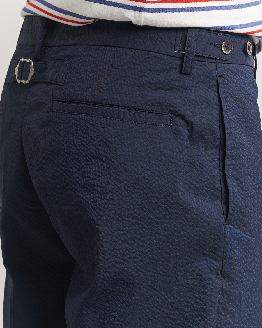 Herren | Hosen | BEAMS PLUS | Seersucker Ivy Trousers Navy