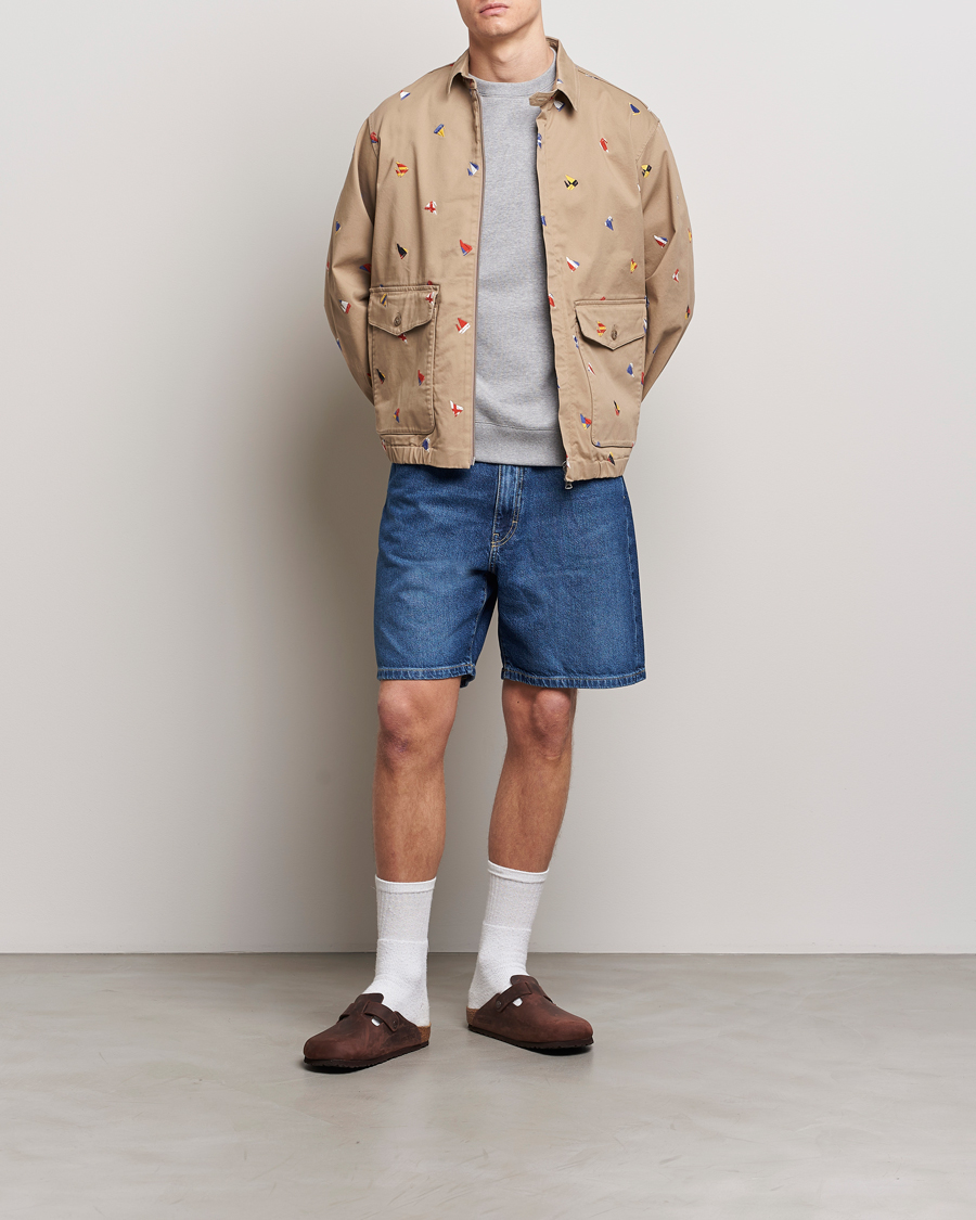 Herren | Jacken | BEAMS PLUS | Embroidered Harrington Jacket Beige