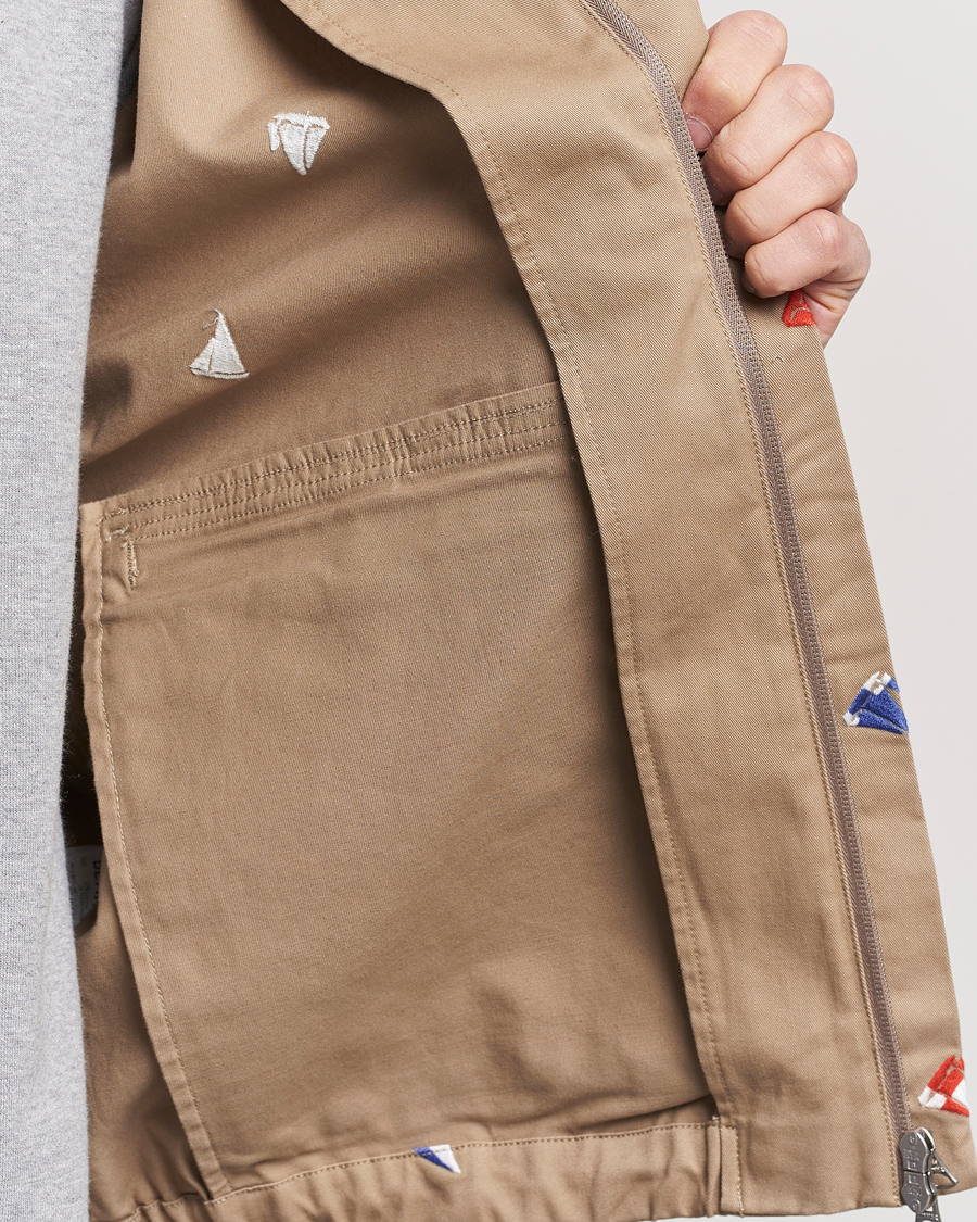 Herren | Jacken | BEAMS PLUS | Embroidered Harrington Jacket Beige