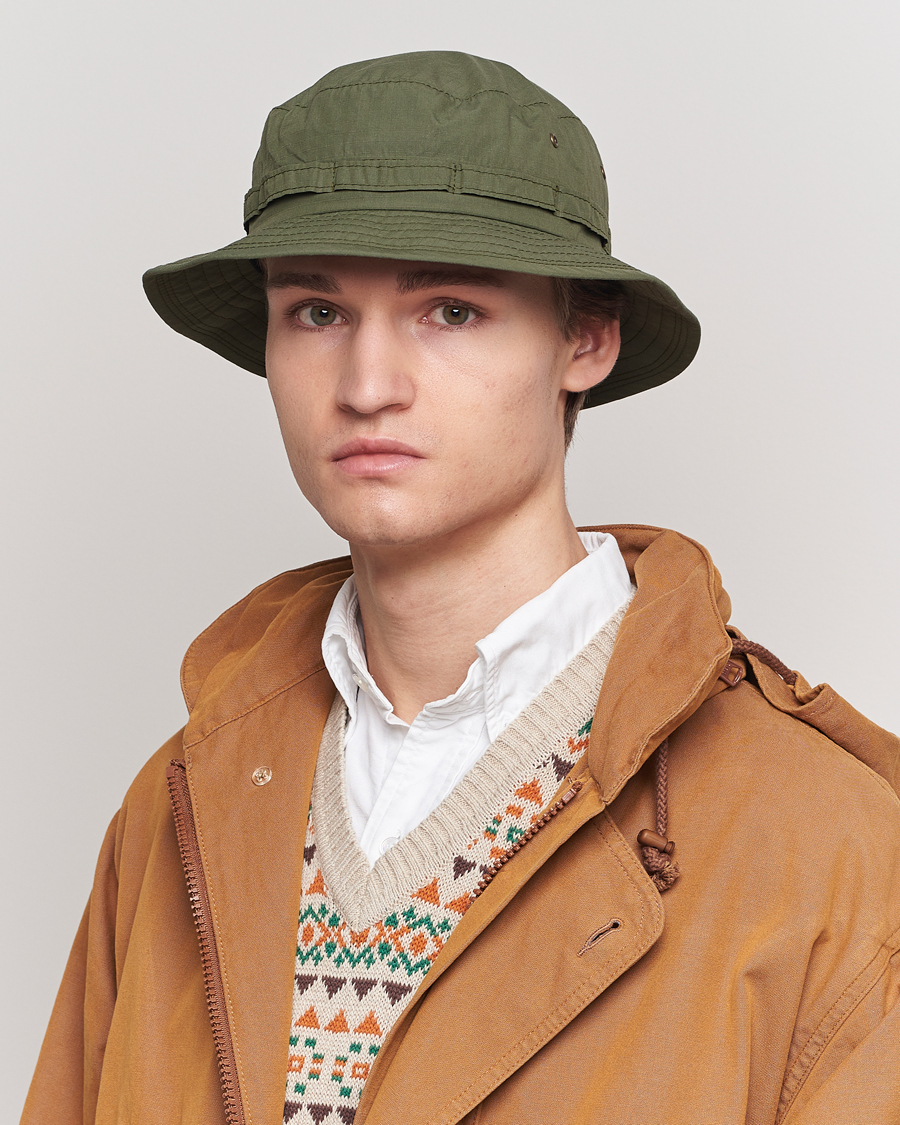 Herren | BEAMS PLUS Ripstop Jungle Hat Olive | BEAMS PLUS | Ripstop Jungle Hat Olive