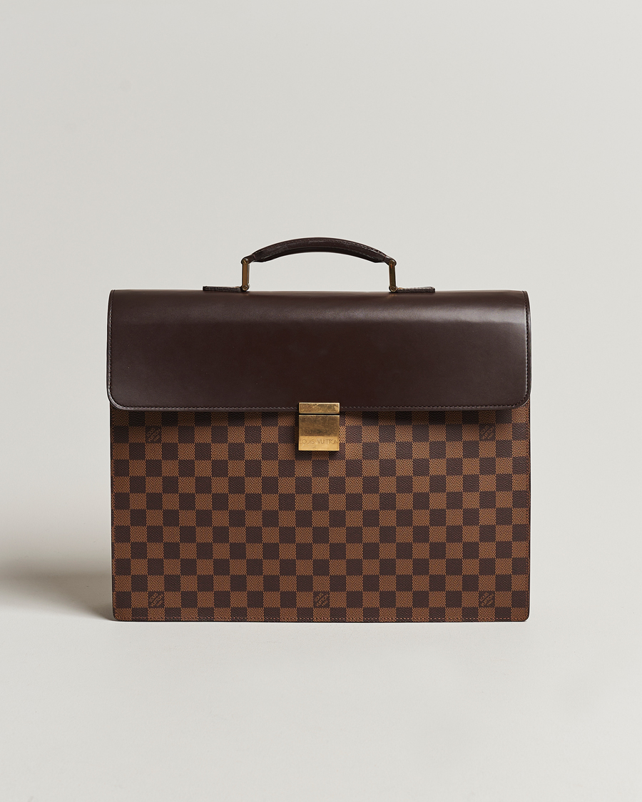 Herren | Louis Vuitton Pre-Owned Altona Briefcase Damier Ebene | Louis Vuitton Pre-Owned | Altona Briefcase Damier Ebene