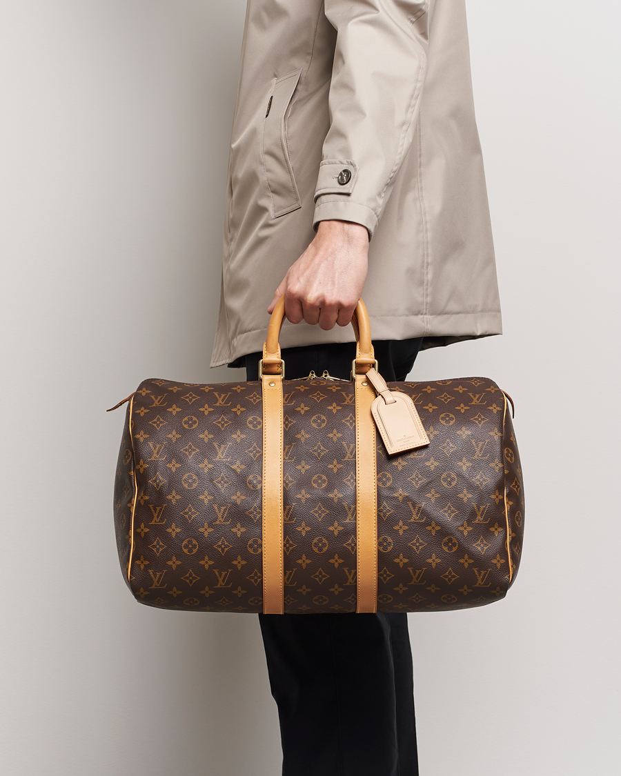Herren | Louis Vuitton Pre-Owned Keepall 45 Bag Monogram | Louis Vuitton Pre-Owned | Keepall 45 Bag Monogram