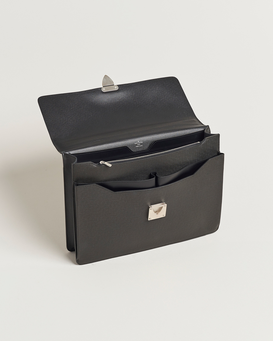 Herren | Louis Vuitton Pre-Owned Robusto Breifcase Black | Louis Vuitton Pre-Owned | Robusto Breifcase Black