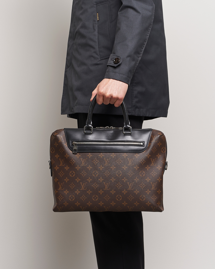 Herren | Louis Vuitton Pre-Owned Porte Documents Jour Document Bag Monogram | Louis Vuitton Pre-Owned | Porte Documents Jour Document Bag Monogram