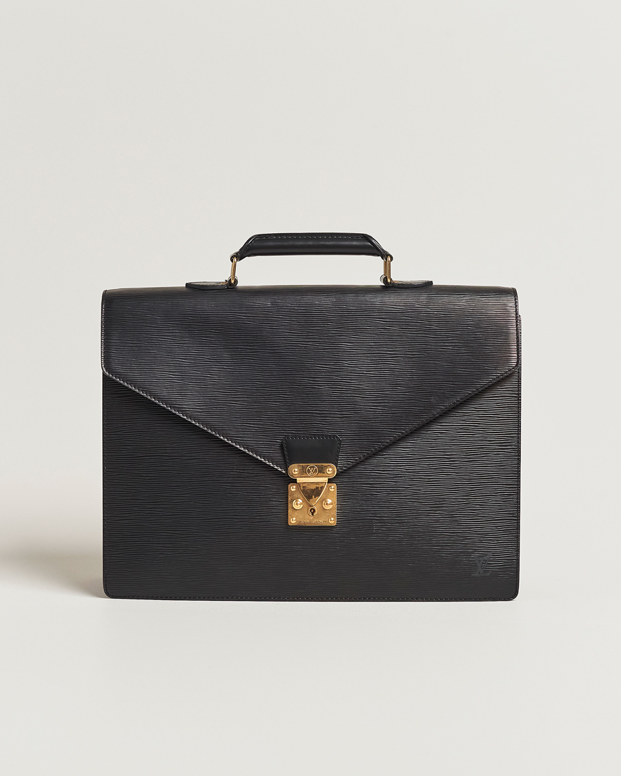 Herren | Louis Vuitton Pre-Owned Serviette Conseiller EPI Leather Briefcase | Louis Vuitton Pre-Owned | Serviette Conseiller EPI Leather Briefcase