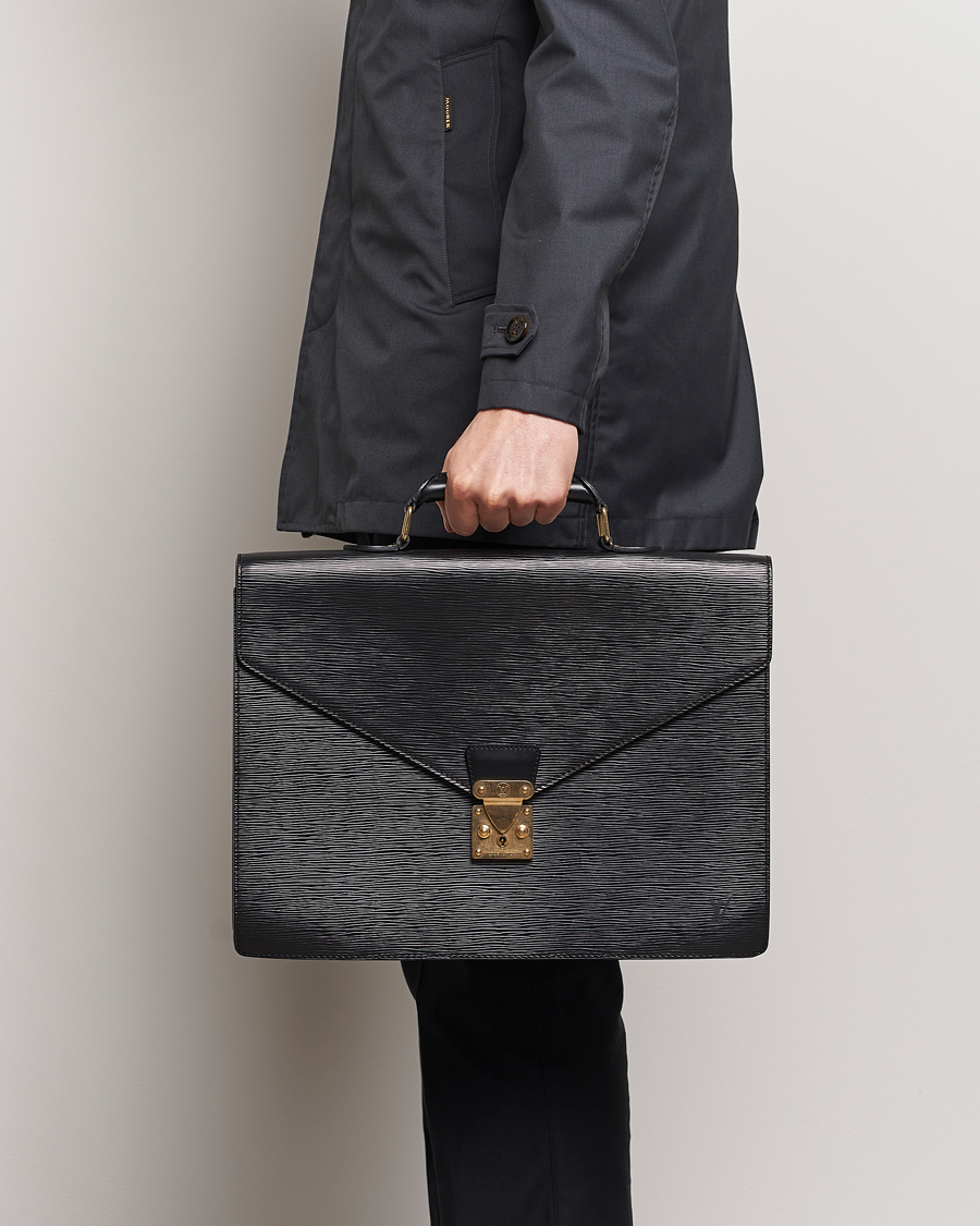 Herren | Louis Vuitton Pre-Owned Serviette Conseiller EPI Leather Briefcase | Louis Vuitton Pre-Owned | Serviette Conseiller EPI Leather Briefcase