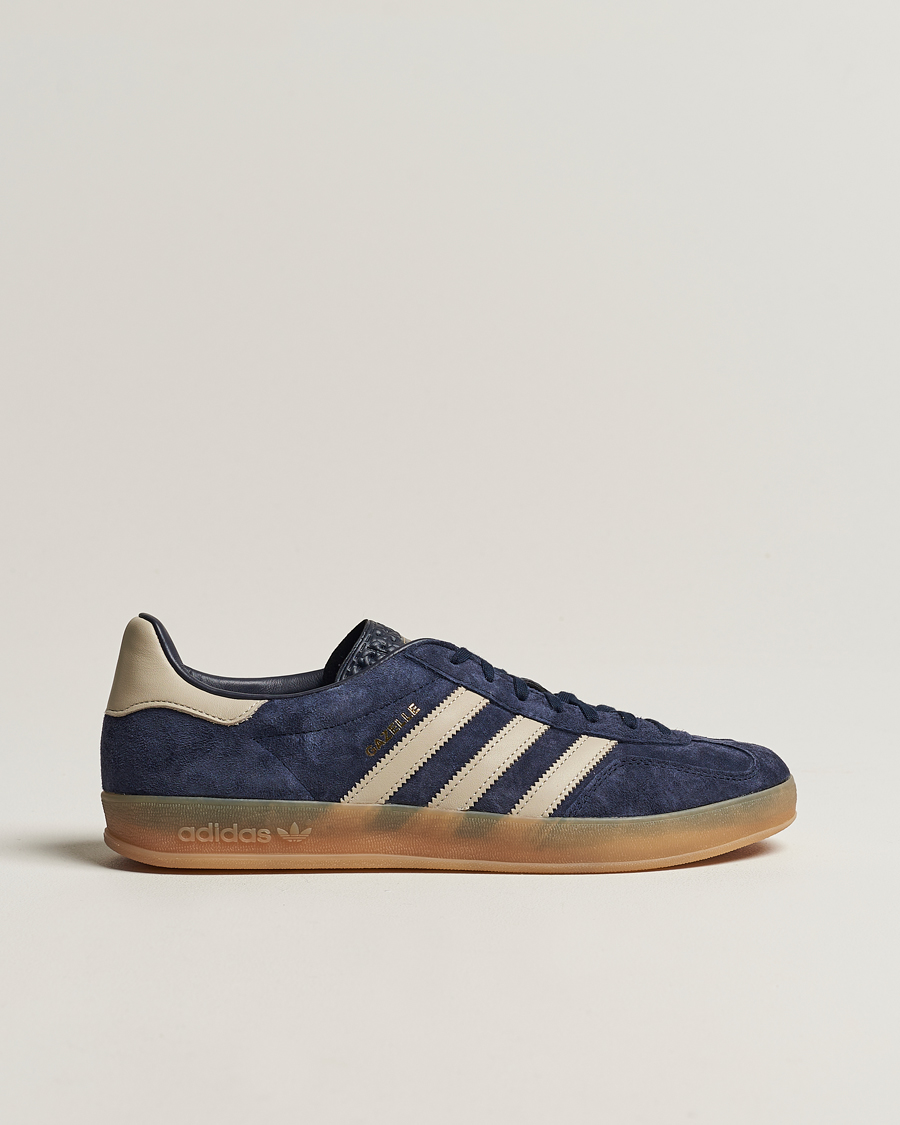 Herren | adidas Originals Gazelle Indoor Sneaker Blue/Beige | adidas Originals | Gazelle Indoor Sneaker Blue/Beige