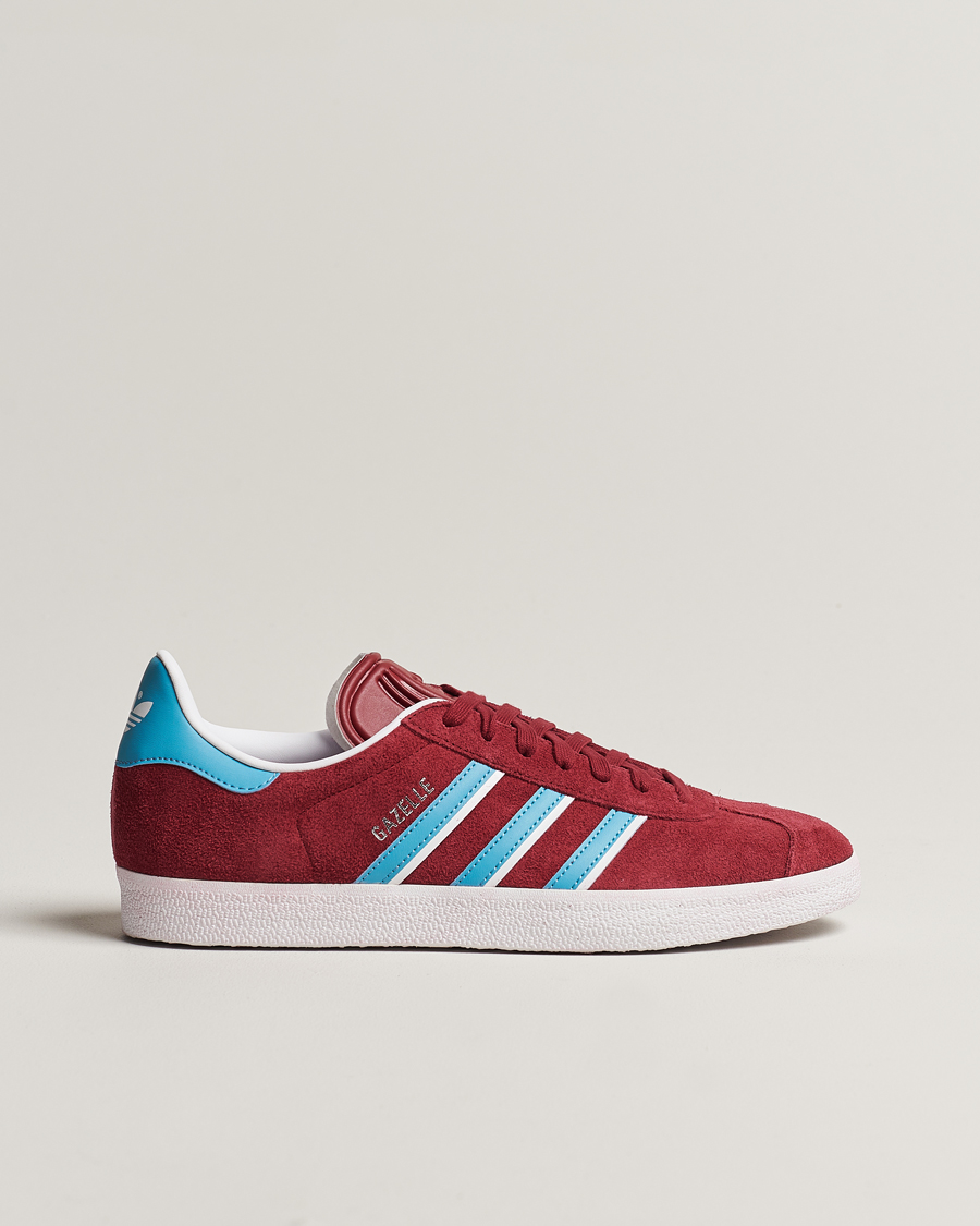 Herren | adidas Originals Gazelle Sneaker Burgundy/Blue | adidas Originals | Gazelle Sneaker Burgundy/Blue