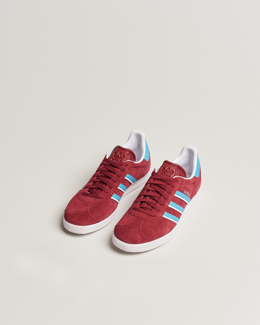 Herren | Schuhe | adidas Originals | Gazelle Sneaker Burgundy/Blue