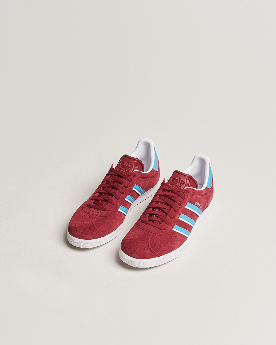 Herren | adidas Originals Gazelle Sneaker Burgundy/Blue | adidas Originals | Gazelle Sneaker Burgundy/Blue