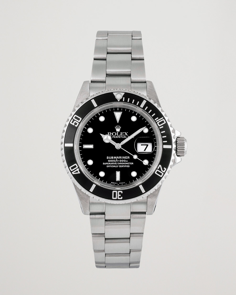 Herren | Rolex Pre-Owned Submariner 16610 Oyster Perpetual Silver | Rolex Pre-Owned | Submariner 16610 Oyster Perpetual Silver