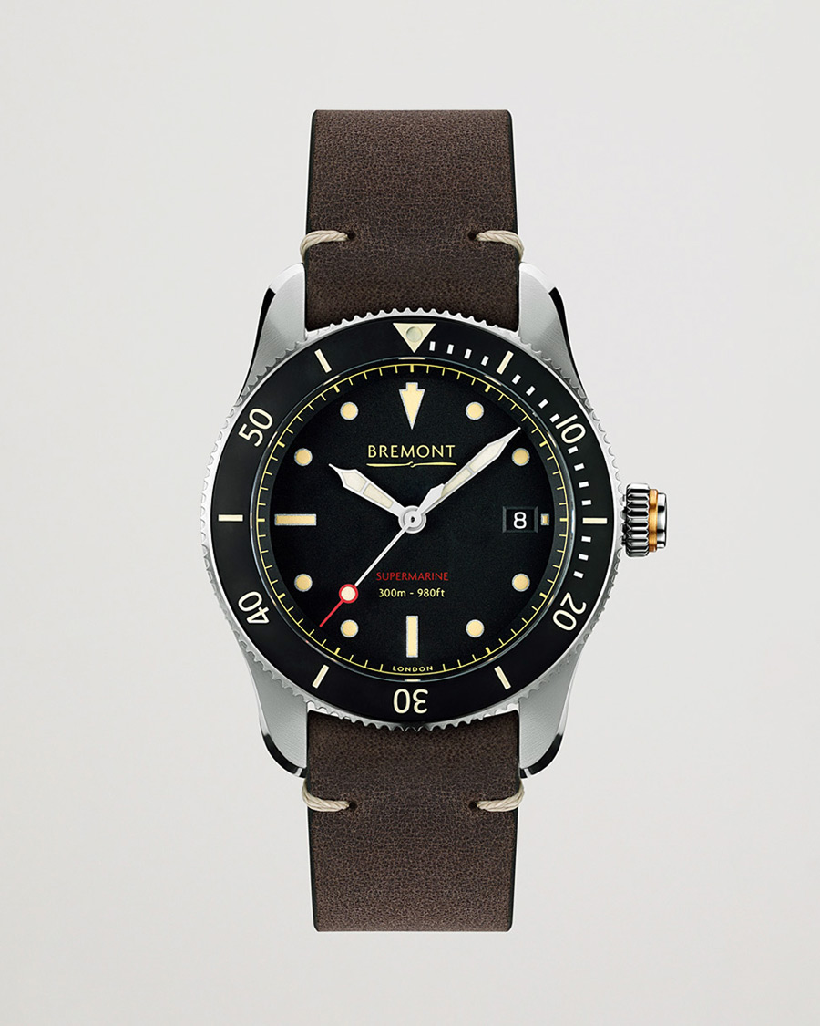 Herren | Bremont Pre-Owned S301 Supermarine 40mm Black Dial Silver | Bremont Pre-Owned | S301 Supermarine 40mm Black Dial Silver
