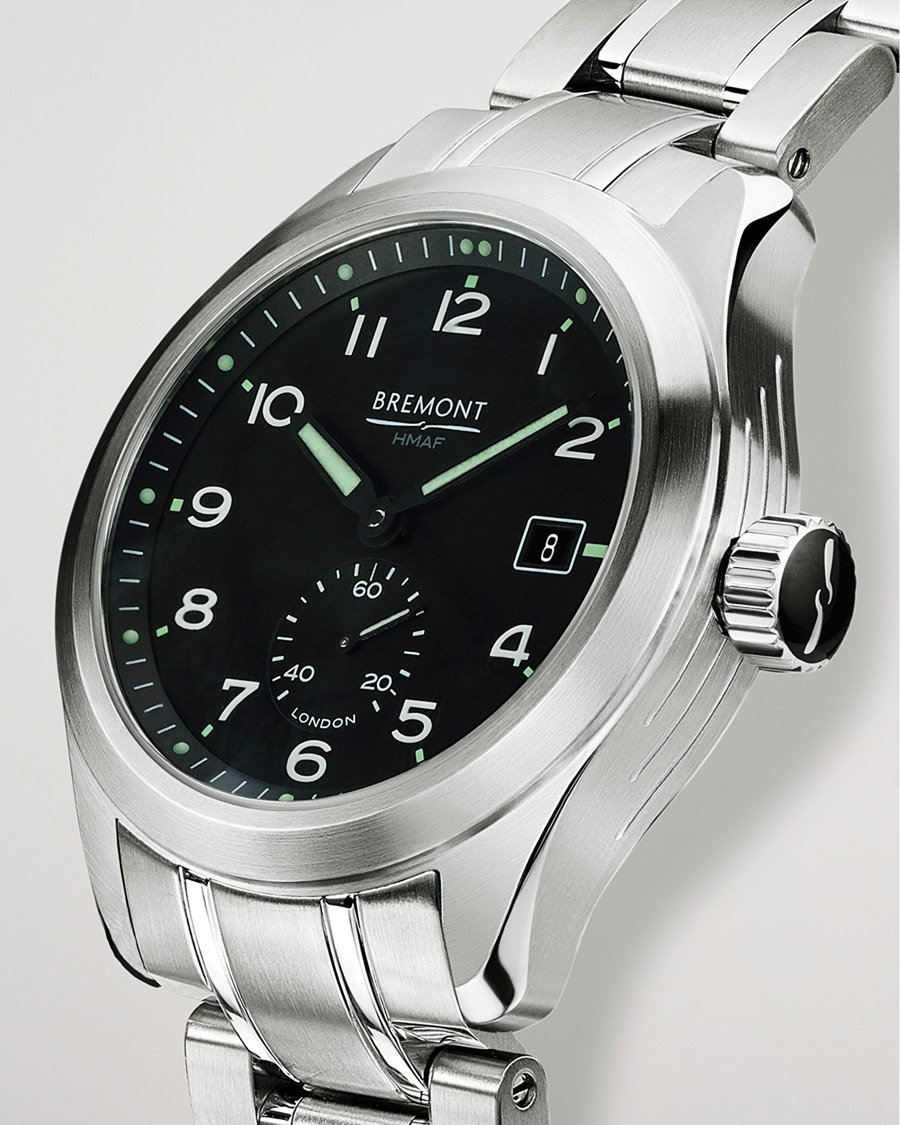 Herren | Bremont Pre-Owned Broadsword 40mm Steel Bracelet Black Dial Silver | Bremont Pre-Owned | Broadsword 40mm Steel Bracelet Black Dial Silver