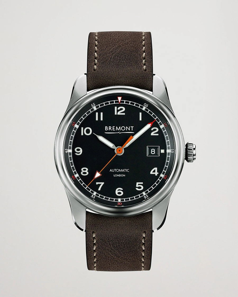 Herren | Bremont Pre-Owned Airco Mach 1 40mm Black Dial Silver | Bremont Pre-Owned | Airco Mach 1 40mm Black Dial Silver