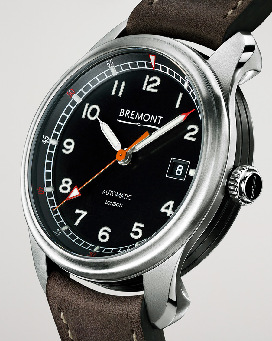 Herren | Bremont Pre-Owned Airco Mach 1 40mm Black Dial Silver | Bremont Pre-Owned | Airco Mach 1 40mm Black Dial Silver