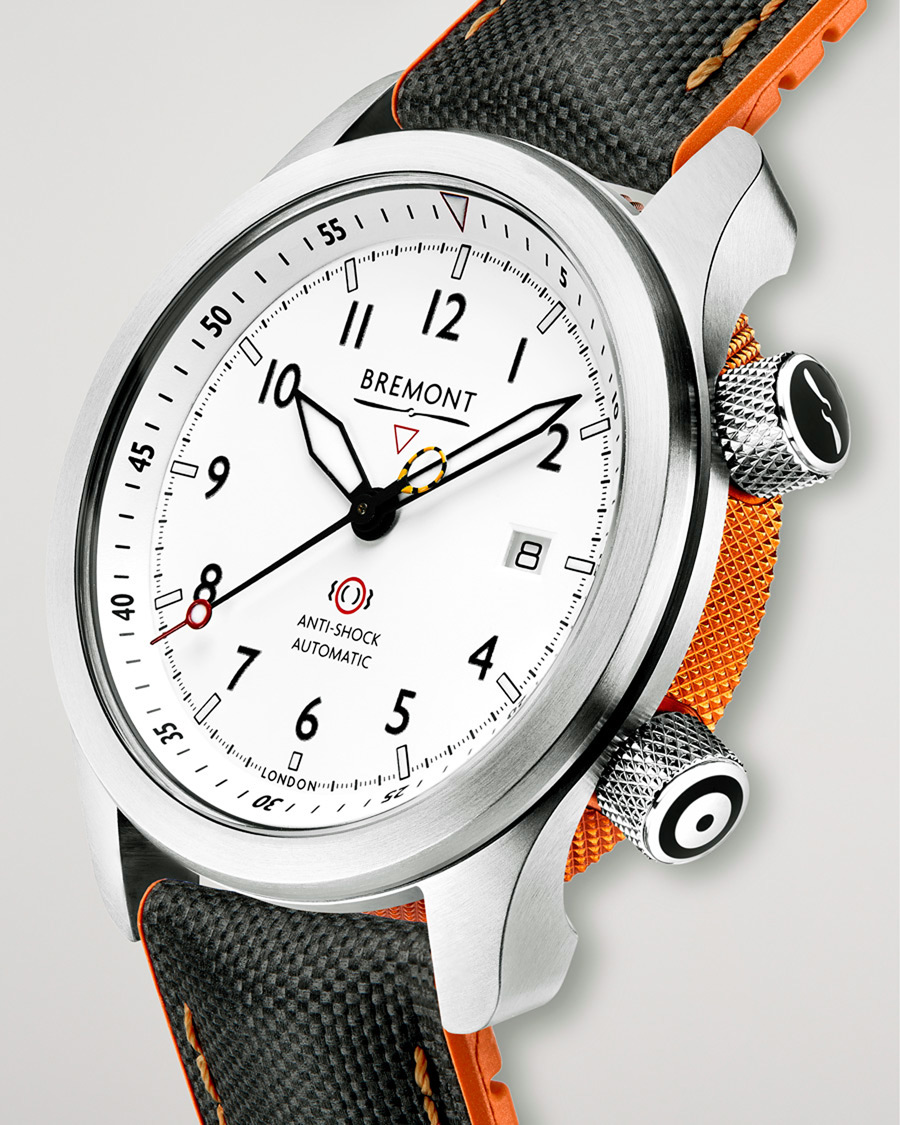 Herren | Bremont Pre-Owned MBII Pilot Watch 43mm White Dial Silver | Bremont Pre-Owned | MBII Pilot Watch 43mm White Dial Silver