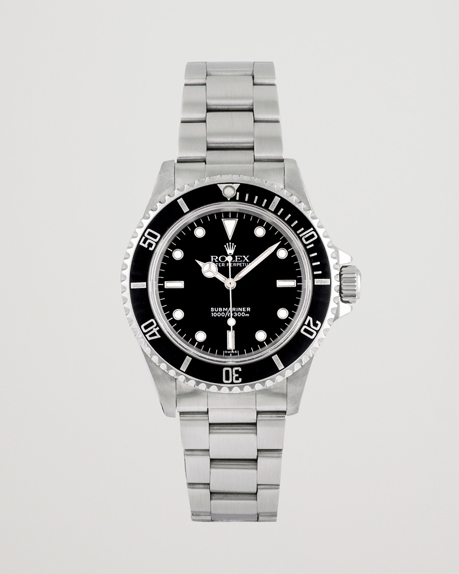 Herren | Rolex Pre-Owned Submariner 14060 Oyster Perpetual Silver | Rolex Pre-Owned | Submariner 14060 Oyster Perpetual Silver