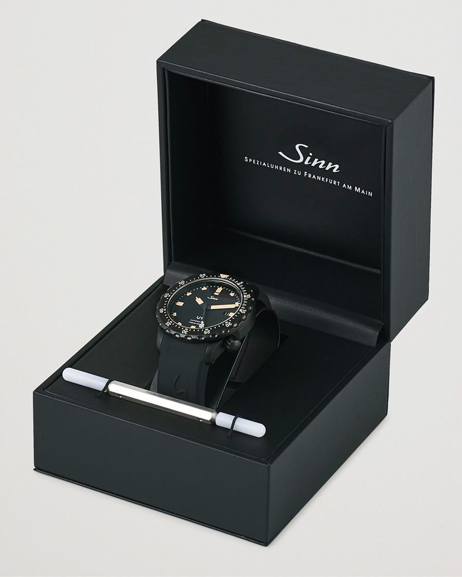 Herren | Sinn Pre-Owned U1 Black Hard Coating Diving Watch Silver | Sinn Pre-Owned | U1 Black Hard Coating Diving Watch Silver