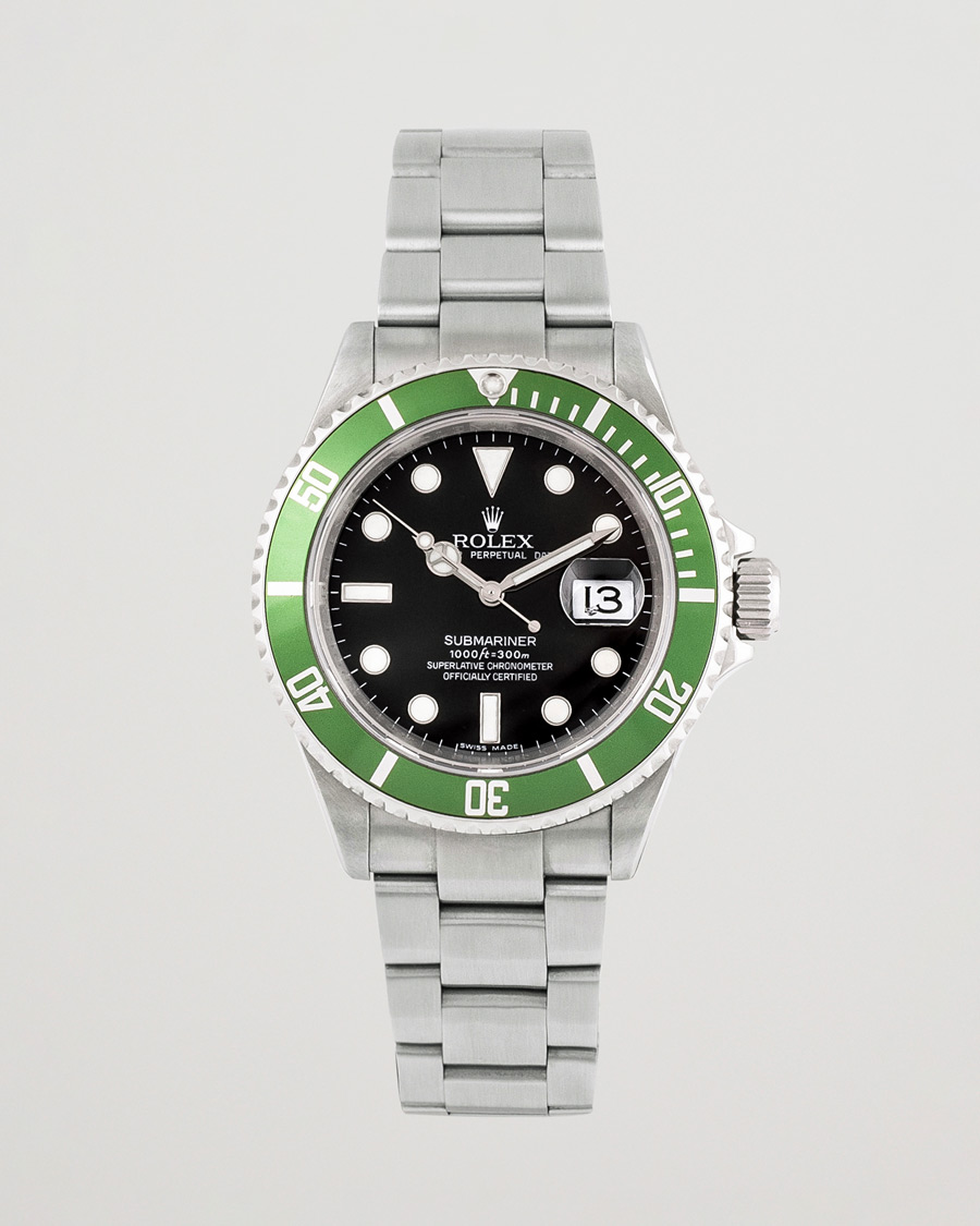 Herren | Rolex Pre-Owned Submariner 16610LV Oyster Perpetual Silver | Rolex Pre-Owned | Submariner 16610LV Oyster Perpetual Silver