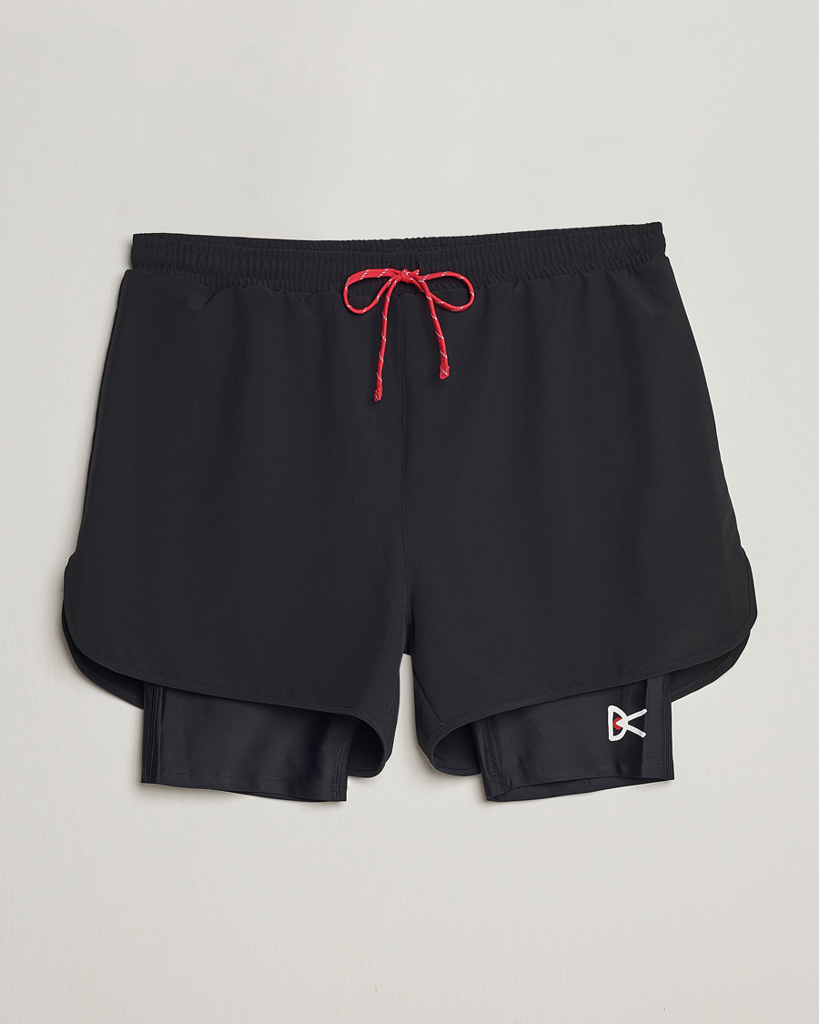 Herren | Shorts | District Vision | Layered Trail Shorts Black