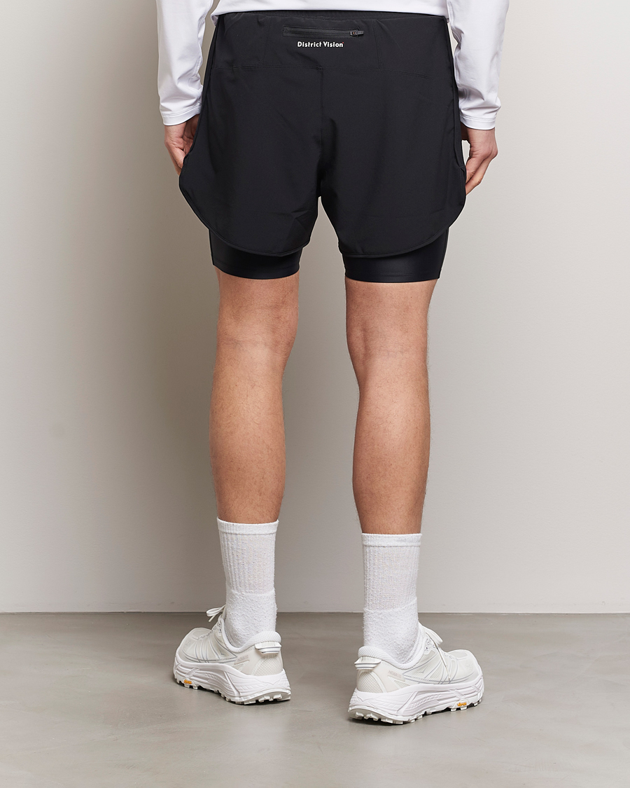 Herren | Shorts | District Vision | Layered Trail Shorts Black