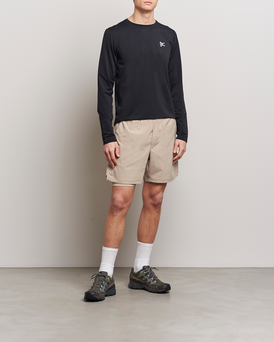 Herren | T-Shirts | District Vision | Lightweight Long Sleeve T-Shirt Black