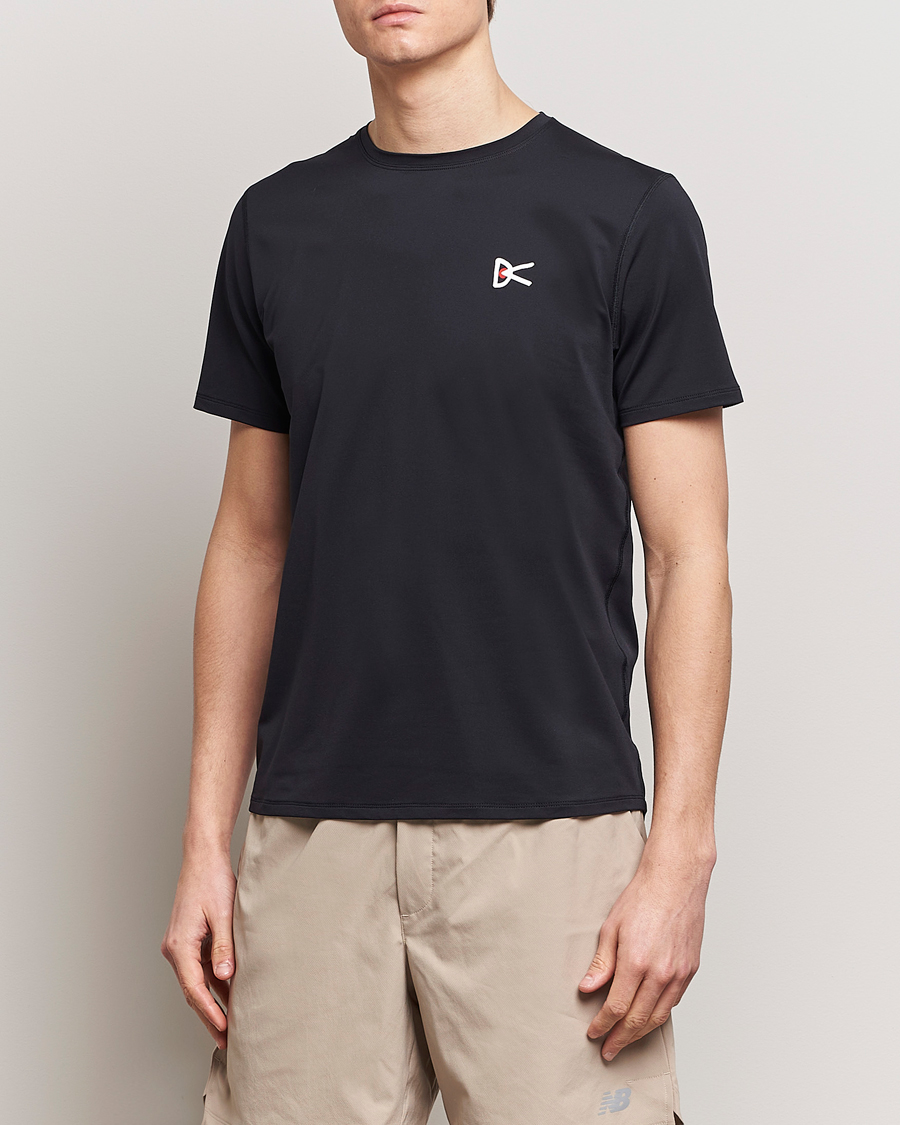 Herren | Schwartze t-shirts | District Vision | Lightweight Short Sleeve T-Shirts Black