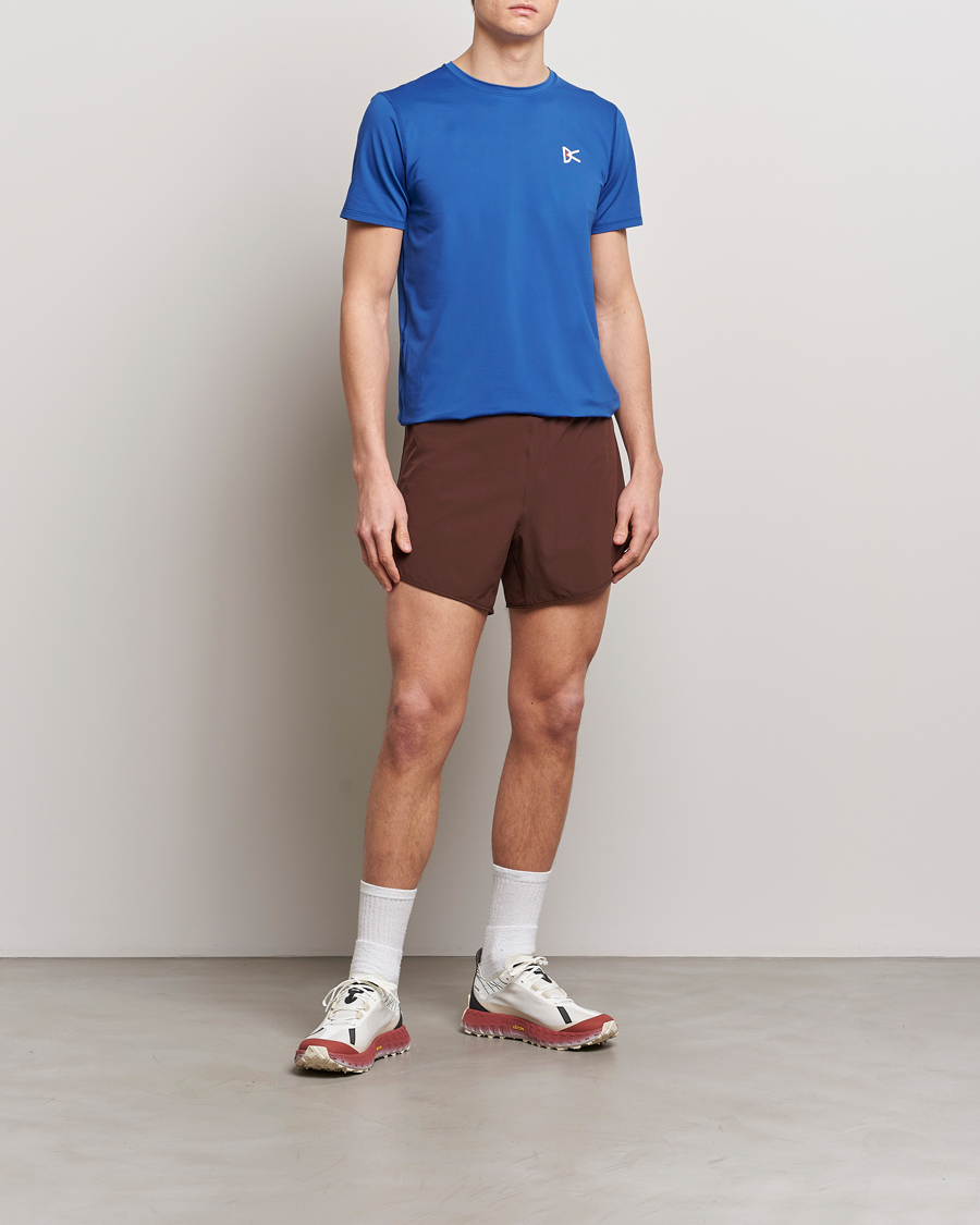 Herren | T-Shirts | District Vision | Lightweight Short Sleeve T-Shirts Ocean Blue