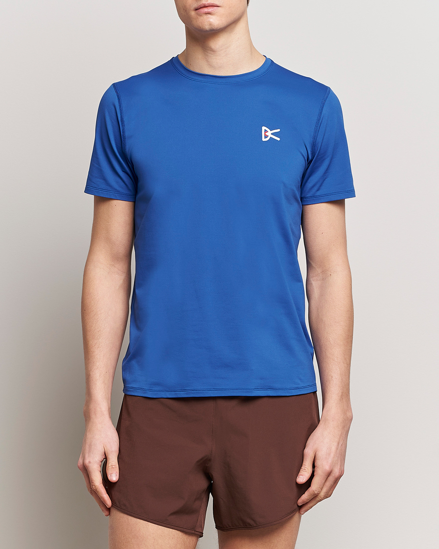 Men | T-Shirts | District Vision | Lightweight Short Sleeve T-Shirts Ocean Blue