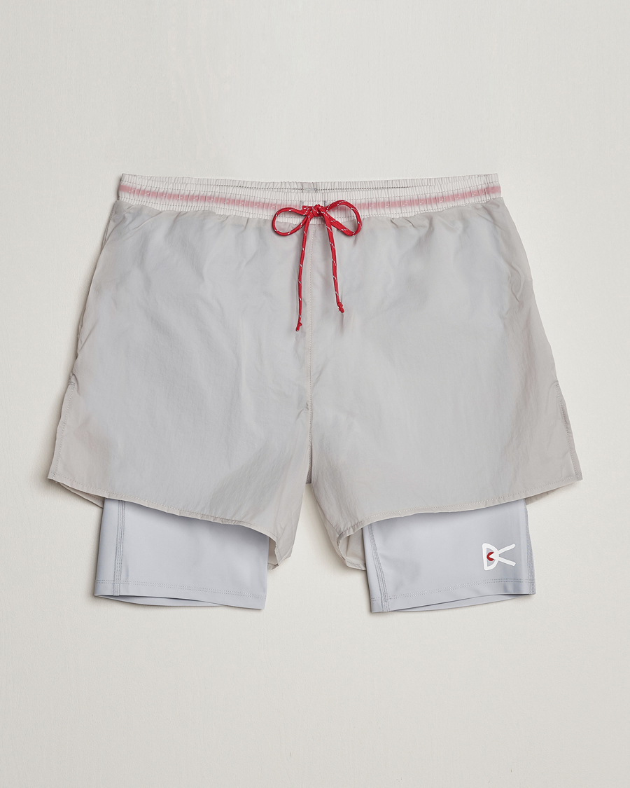 Herren | Shorts | District Vision | Ripstop Layered Trail Shorts Moonbeam