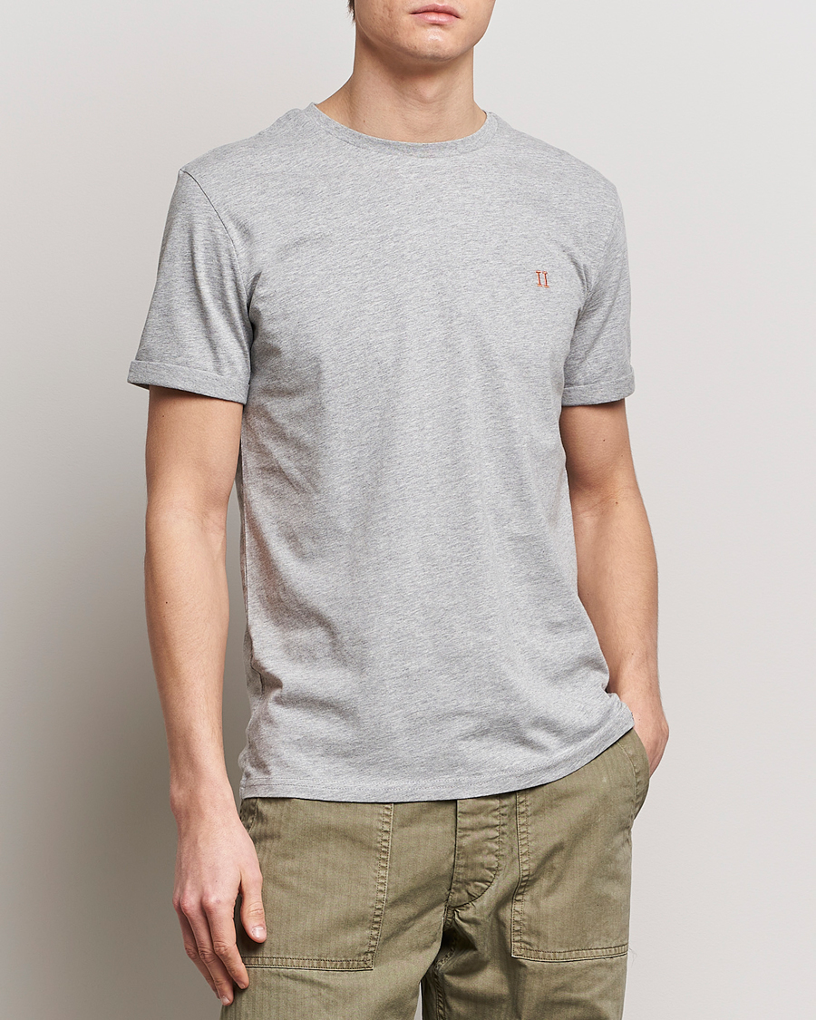 Herren | Aktuelle Marken | LES DEUX | Nørregaard Cotton T-Shirt Grey Melange