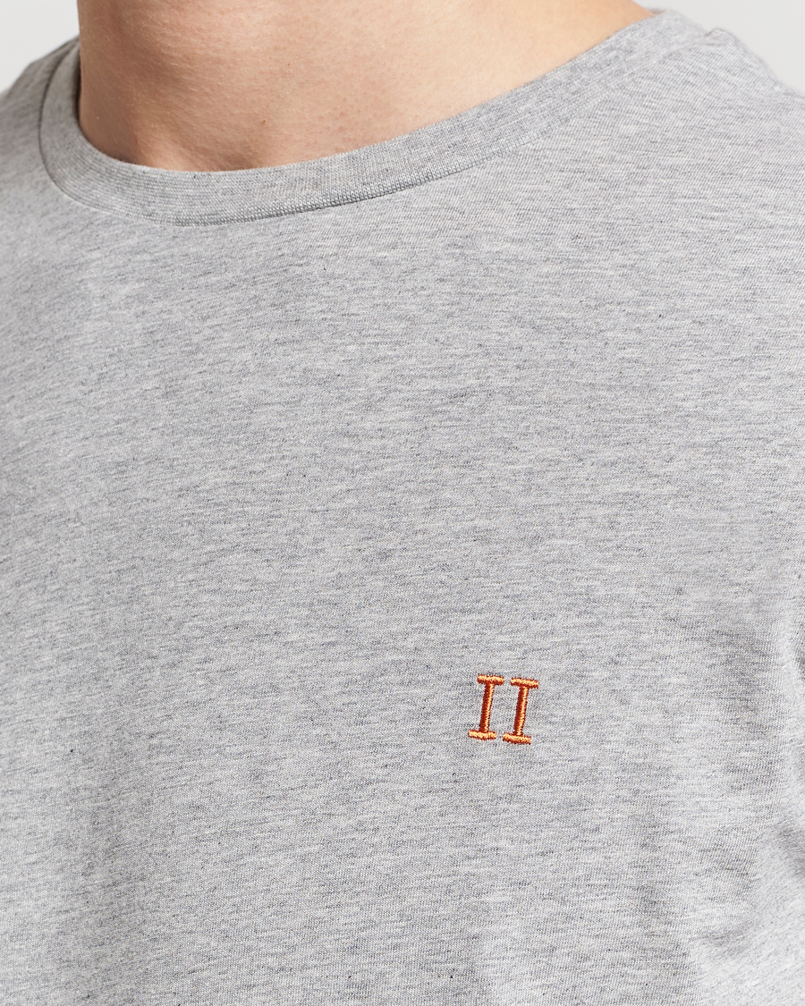 Herren | T-Shirts | LES DEUX | Nørregaard Cotton T-Shirt Grey Melange