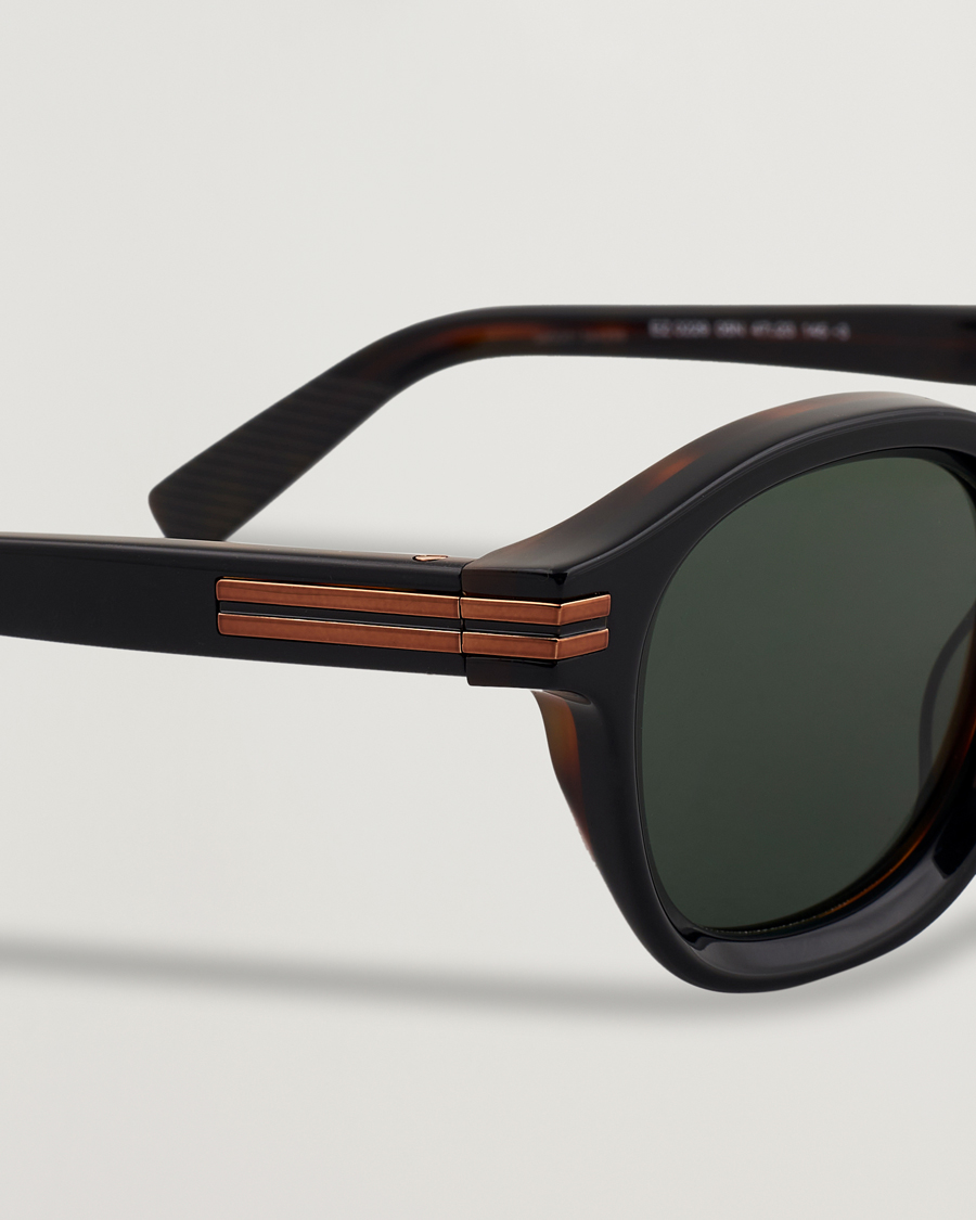 Herren | Sonnenbrillen | Zegna | EZ0229 Sunglasses Black/Green