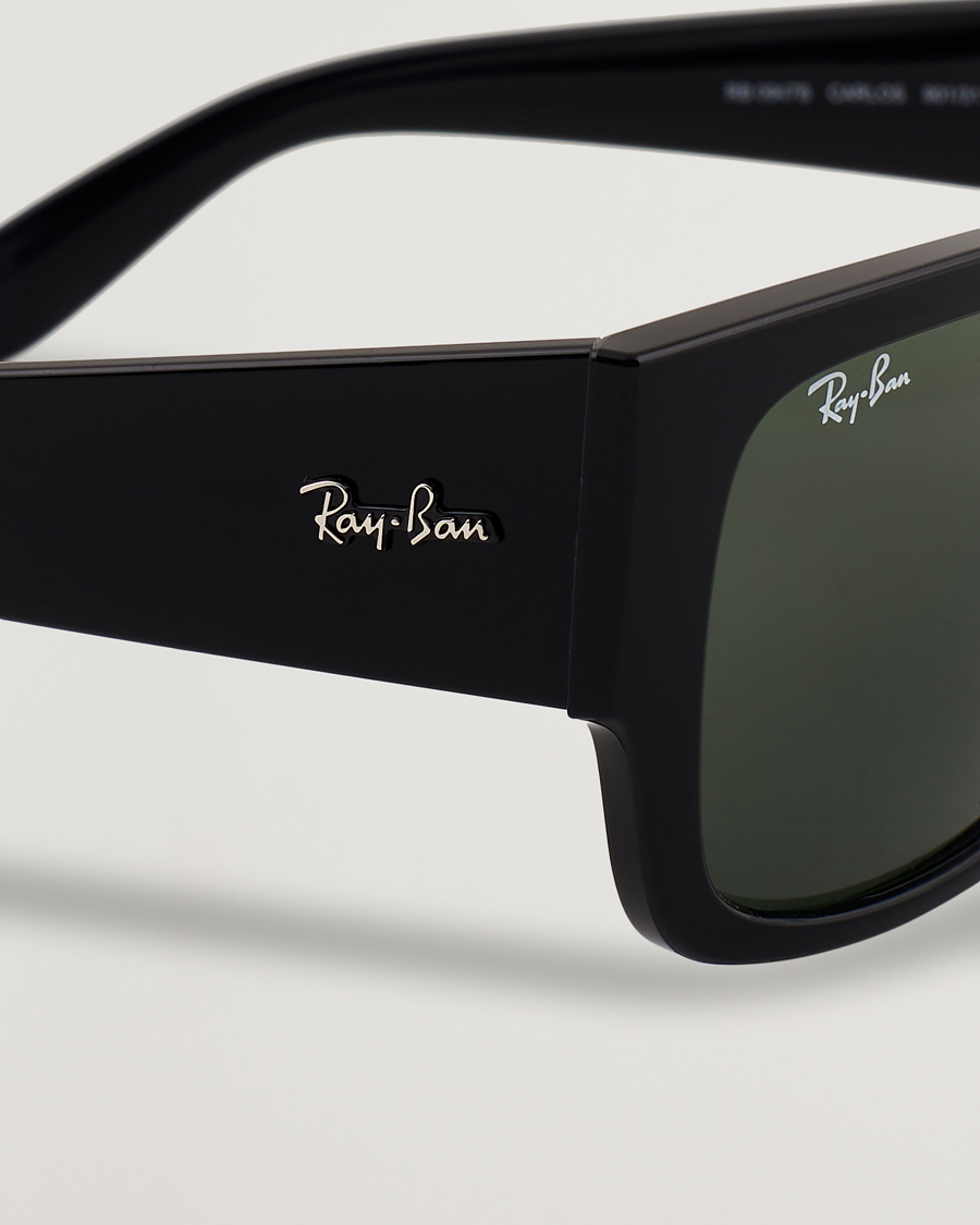 Herren | Sonnenbrillen | Ray-Ban | Carlos Sunglasses Black/Crystal Green