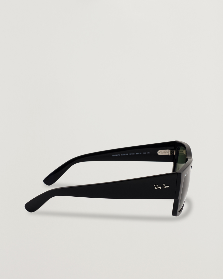 Herren | Sonnenbrillen | Ray-Ban | Carlos Sunglasses Black/Crystal Green