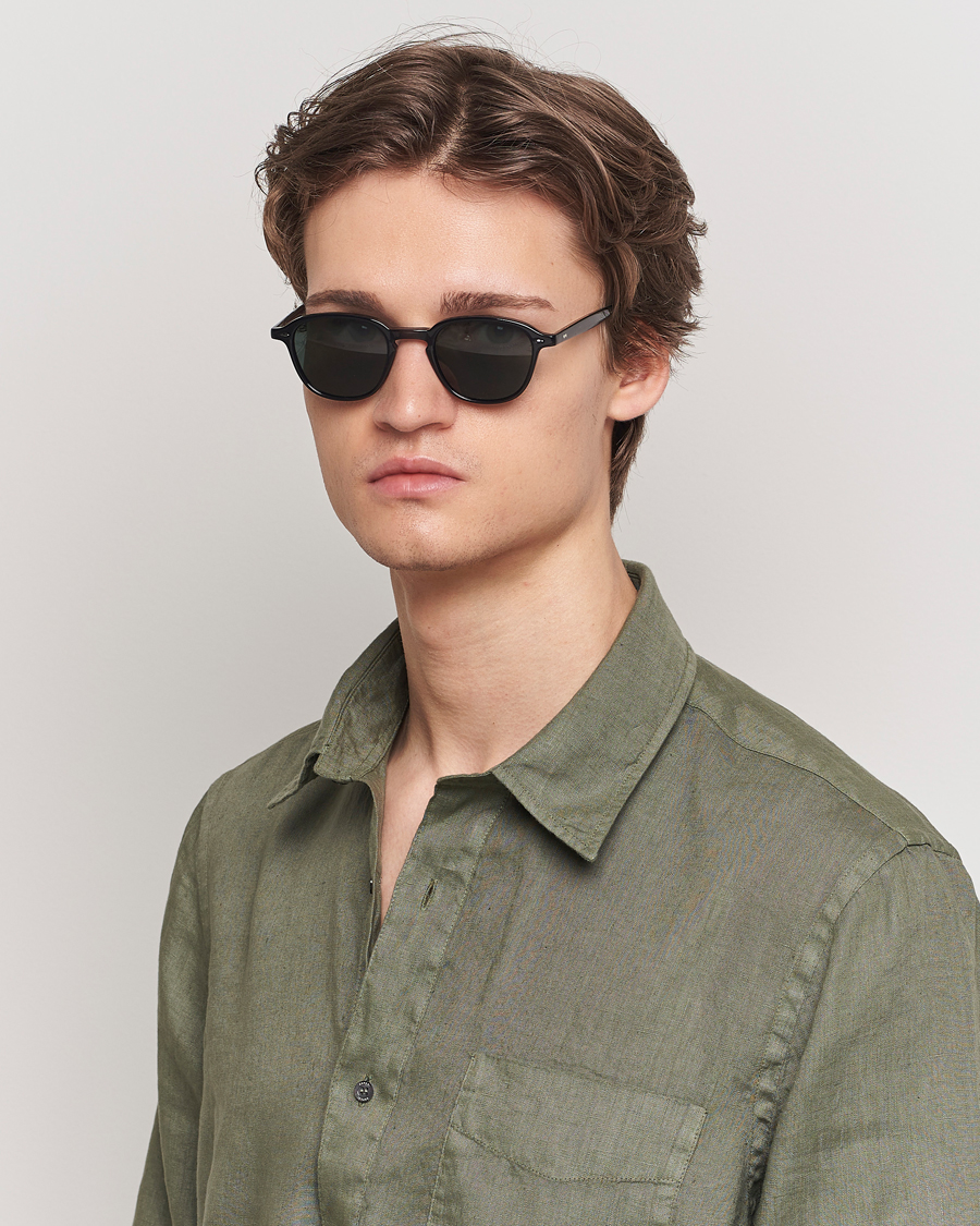 Herren | Garrett Leight Gilbert 46 Sunglasses Black | Garrett Leight | Gilbert 46 Sunglasses Black