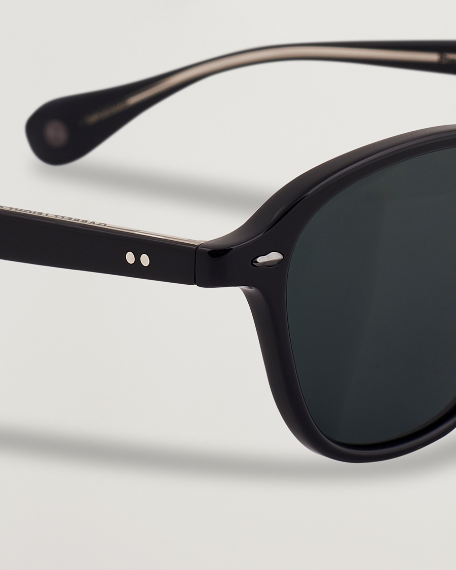 Herren | Garrett Leight Gilbert 46 Sunglasses Black | Garrett Leight | Gilbert 46 Sunglasses Black