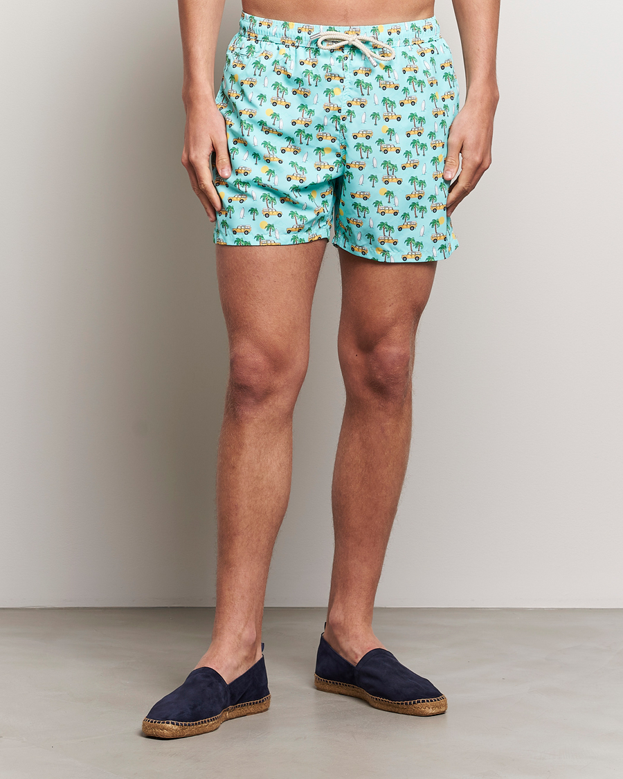 Herren | Badehosen | MC2 Saint Barth | Printed Swim Shorts Road Car
