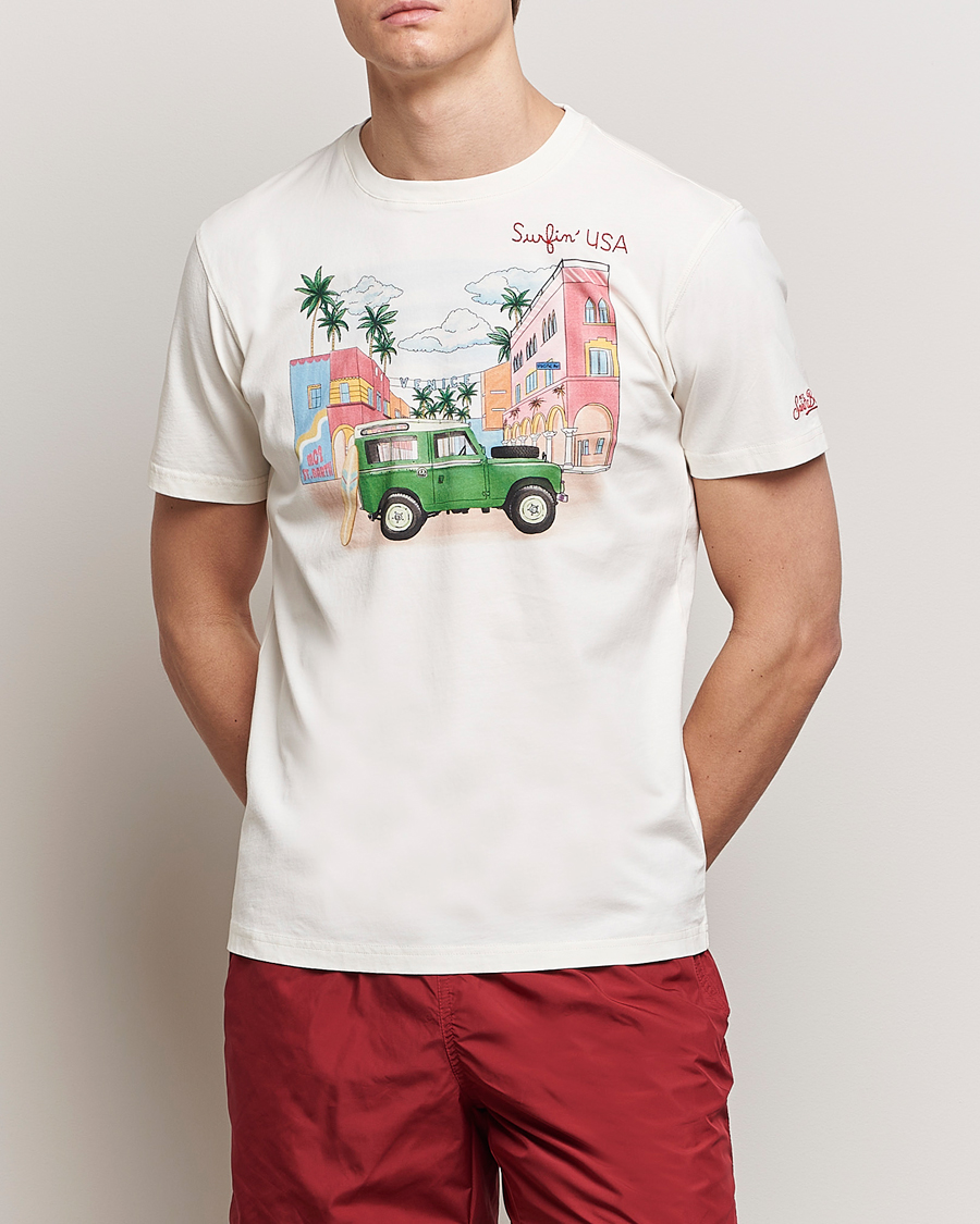 Herren | MC2 Saint Barth | MC2 Saint Barth | Printed Cotton T-Shirt Surfing USA