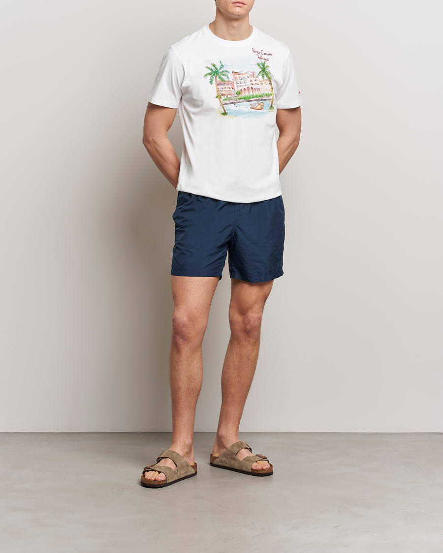 Herren | T-Shirts | MC2 Saint Barth | Printed Cotton T-Shirt Porto Cervo