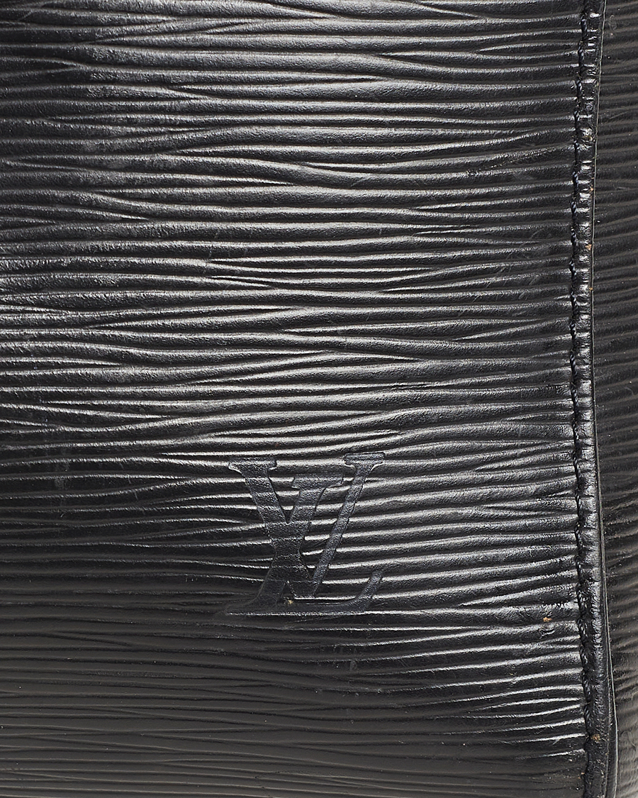 Herren | Louis Vuitton Pre-Owned Keepall 45 EPI Leather Bag Black | Louis Vuitton Pre-Owned | Keepall 45 EPI Leather Bag Black