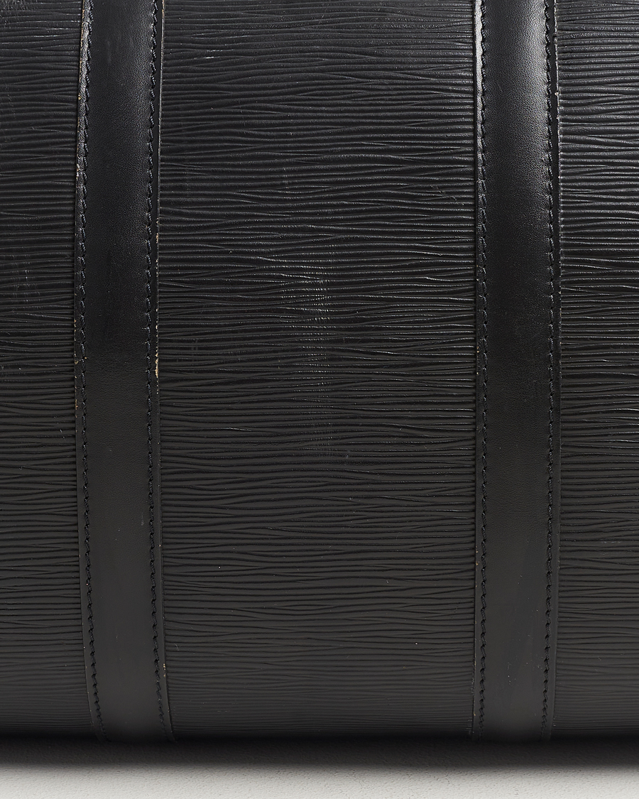 Herren | Louis Vuitton Pre-Owned Keepall 45 EPI Leather Bag Black | Louis Vuitton Pre-Owned | Keepall 45 EPI Leather Bag Black