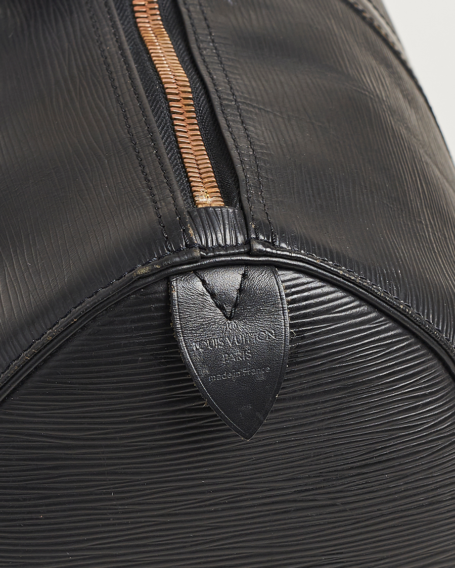 Herren | Louis Vuitton Pre-Owned Keepall 45 EPI Leather Bag Black | Louis Vuitton Pre-Owned | Keepall 45 EPI Leather Bag Black