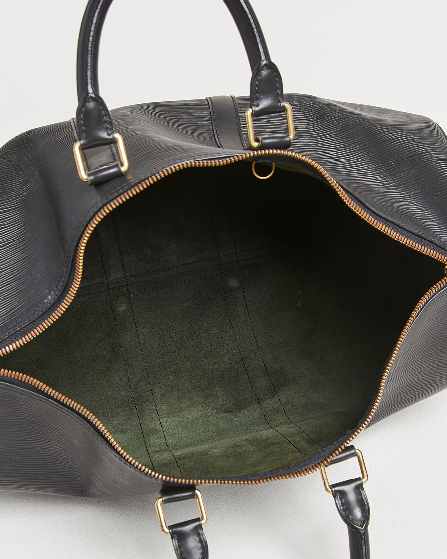 Herren | Louis Vuitton Pre-Owned Keepall 45 EPI Leather Bag Black | Louis Vuitton Pre-Owned | Keepall 45 EPI Leather Bag Black