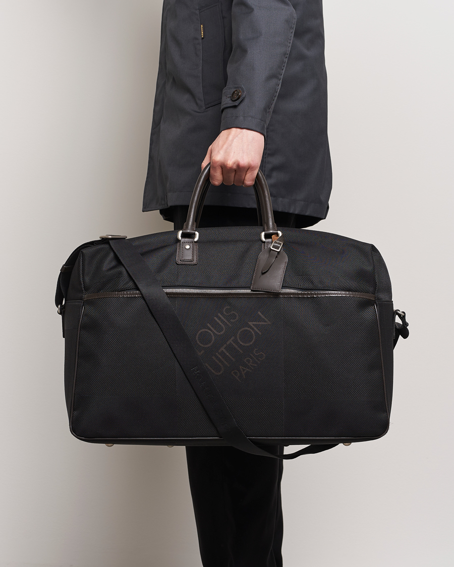 Herren | Louis Vuitton Pre-Owned Souverain Canvas Weekendbag Black | Louis Vuitton Pre-Owned | Souverain Canvas Weekendbag Black