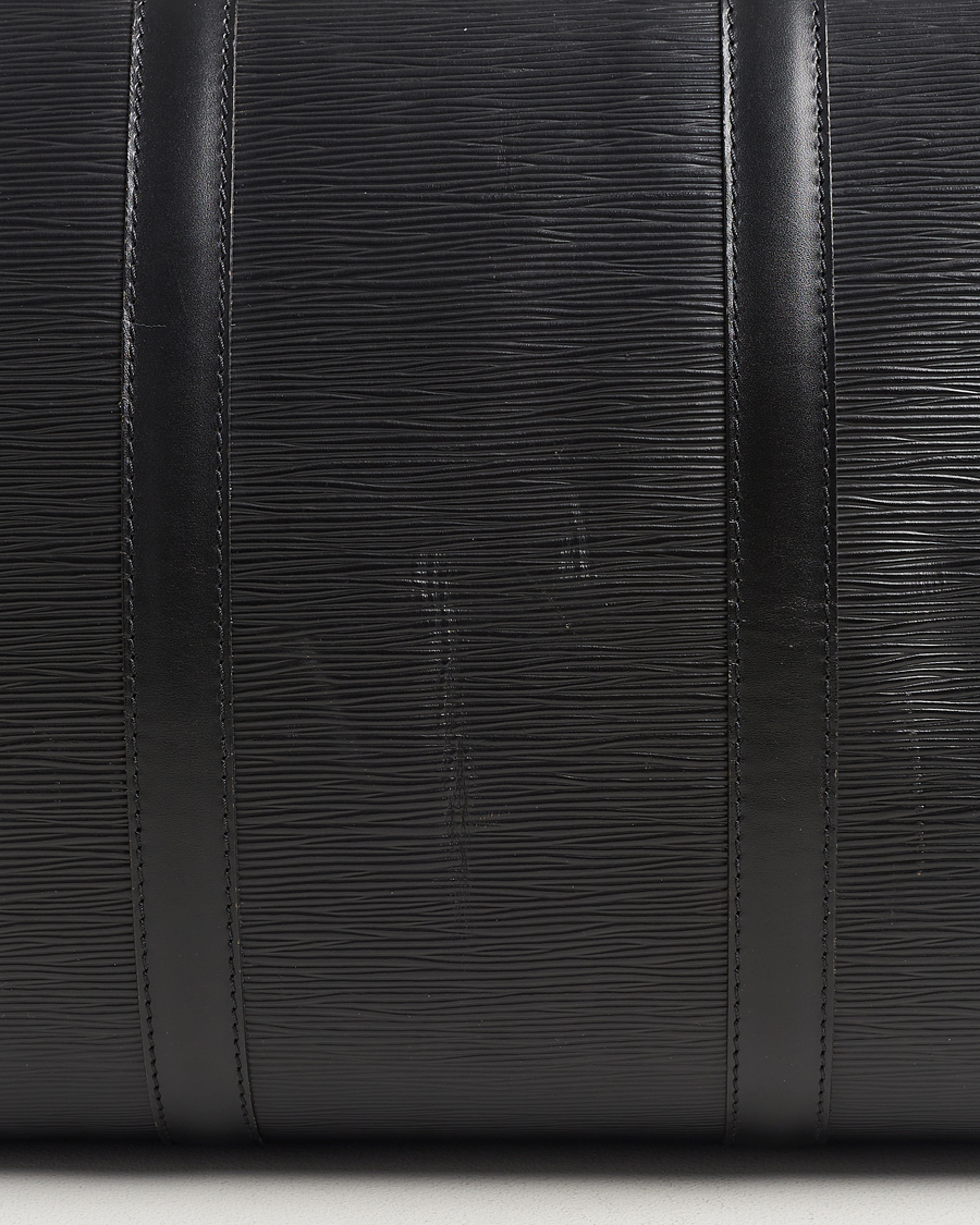 Herren | Louis Vuitton Pre-Owned Keepall 50 EPI Leather Bag Black | Louis Vuitton Pre-Owned | Keepall 50 EPI Leather Bag Black