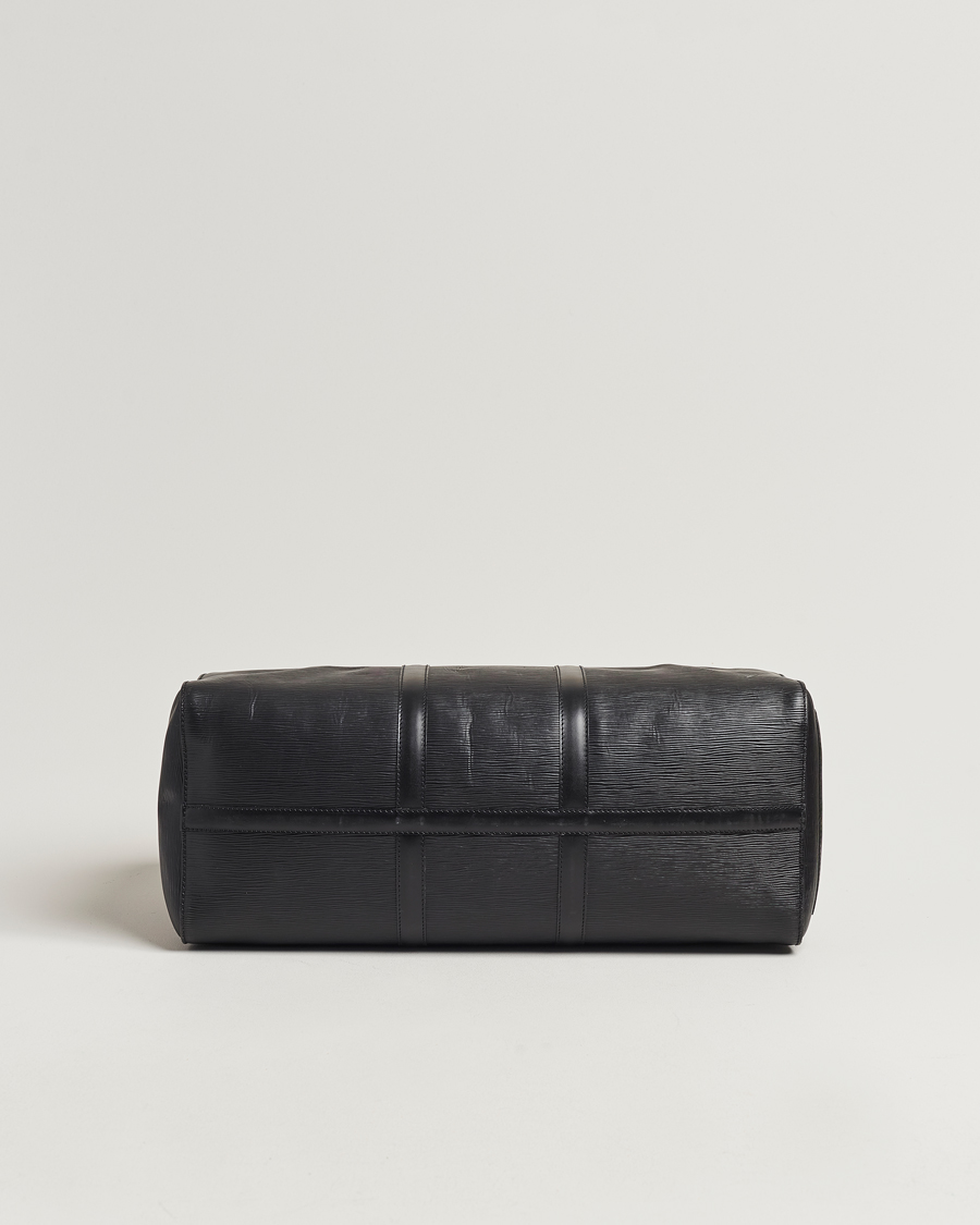 Herren | Louis Vuitton Pre-Owned Keepall 50 EPI Leather Bag Black | Louis Vuitton Pre-Owned | Keepall 50 EPI Leather Bag Black